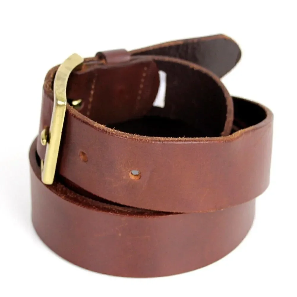 Mexico SADDLE BROWN GENUINE LEATHER 1 3/8